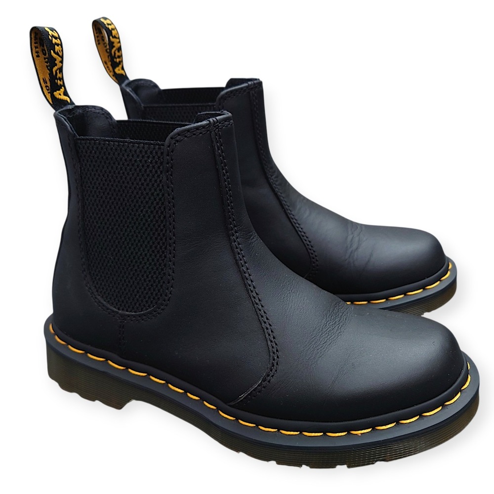 Dr. Martens 2976 Leather Chelsea Boot NAPA Black Women's US 6 EU 37